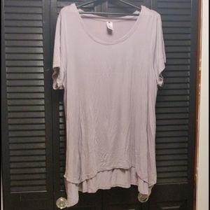 Super soft active life lavender t-shirt